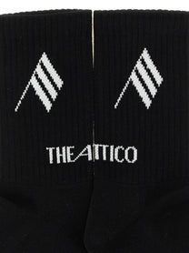 The Attico Intarsia Socks White