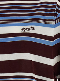 PRADA Intarsia Sweater Gold