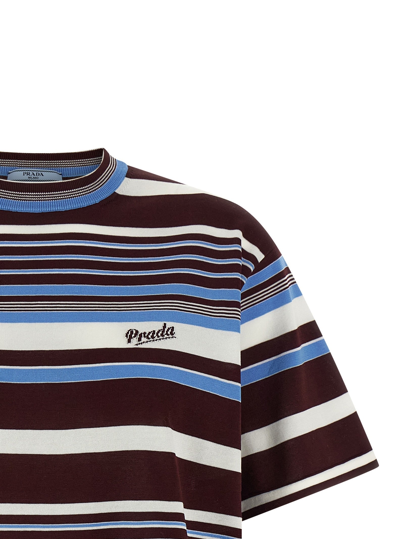 PRADA Intarsia Sweater Gold