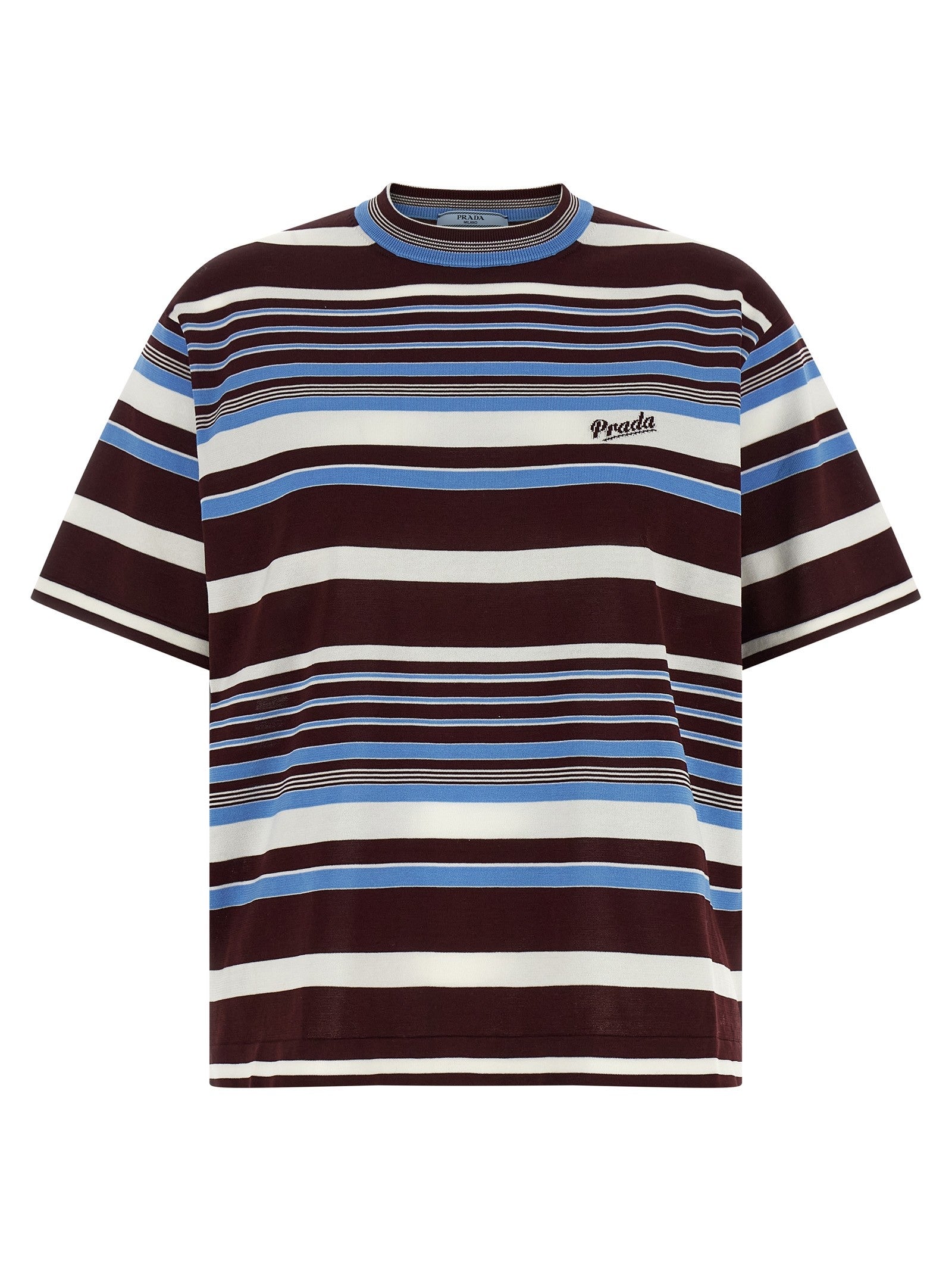 PRADA Intarsia Sweater Gold