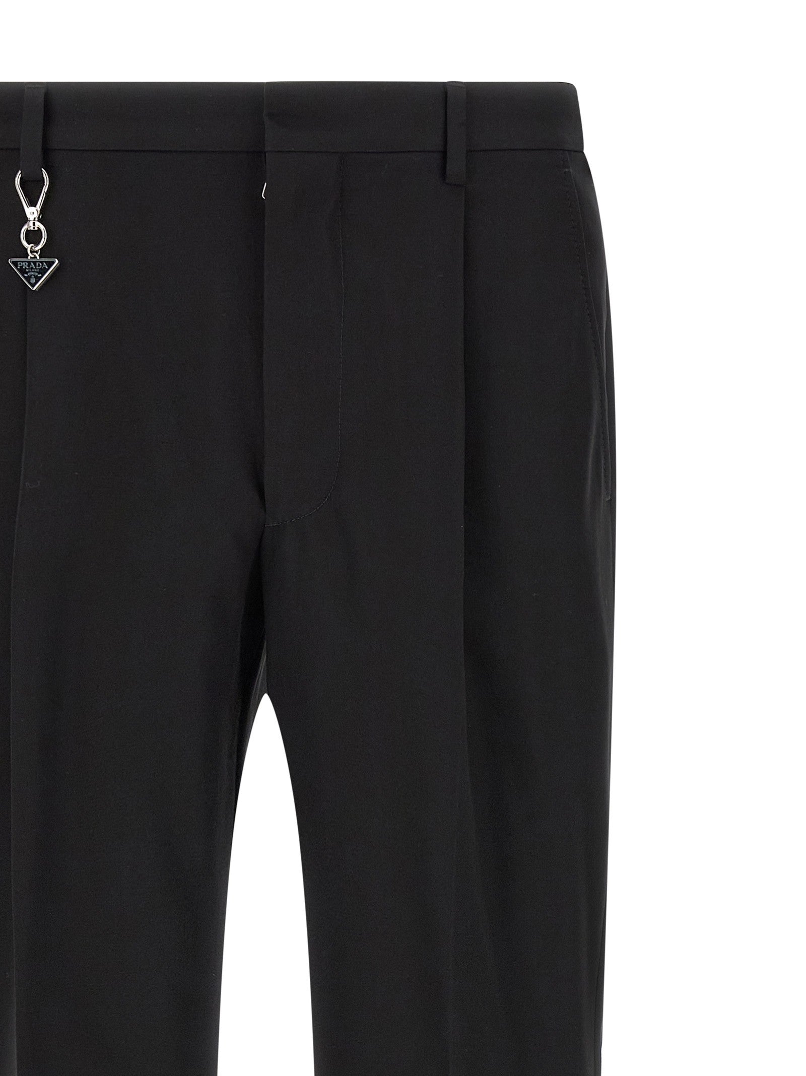 Prada Keyring Pants Black