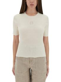 Fendi Women's Knit Shirt White
