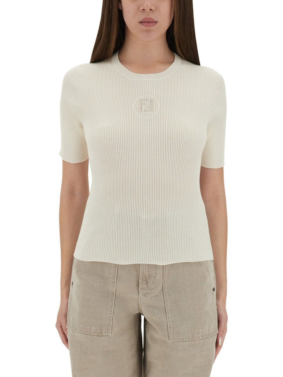 Fendi Women's Knit Shirt White