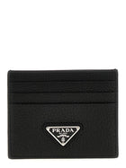 PRADA Leather Cardholder Black