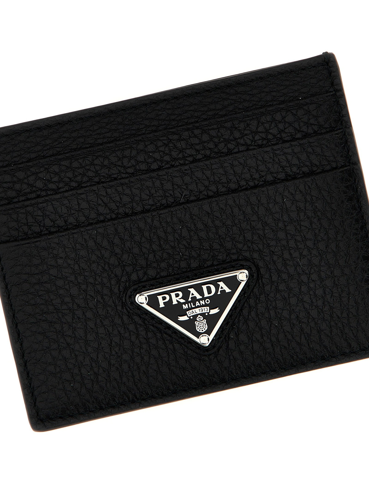 PRADA Leather Cardholder Black, view 3