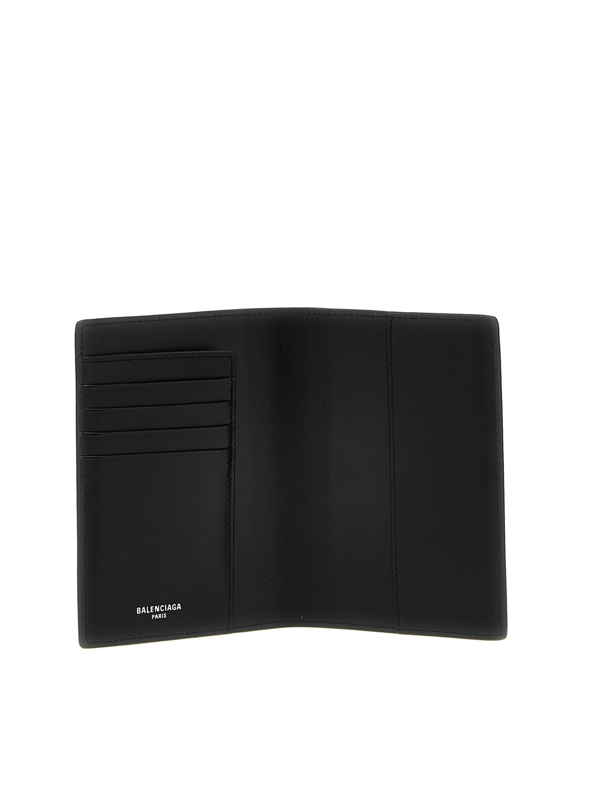 Balenciaga Leather Passport Holder Black, view 3