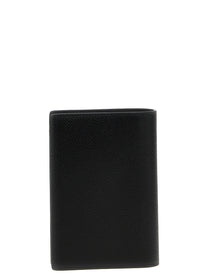 Balenciaga Leather Passport Holder Black