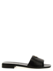 PRADA Leather Sandals Black