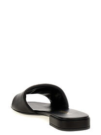 PRADA Leather Sandals Black