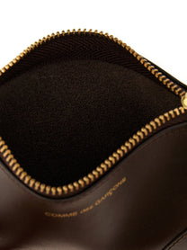 Comme Des Garcons Wallet Leather Wallet Brown
