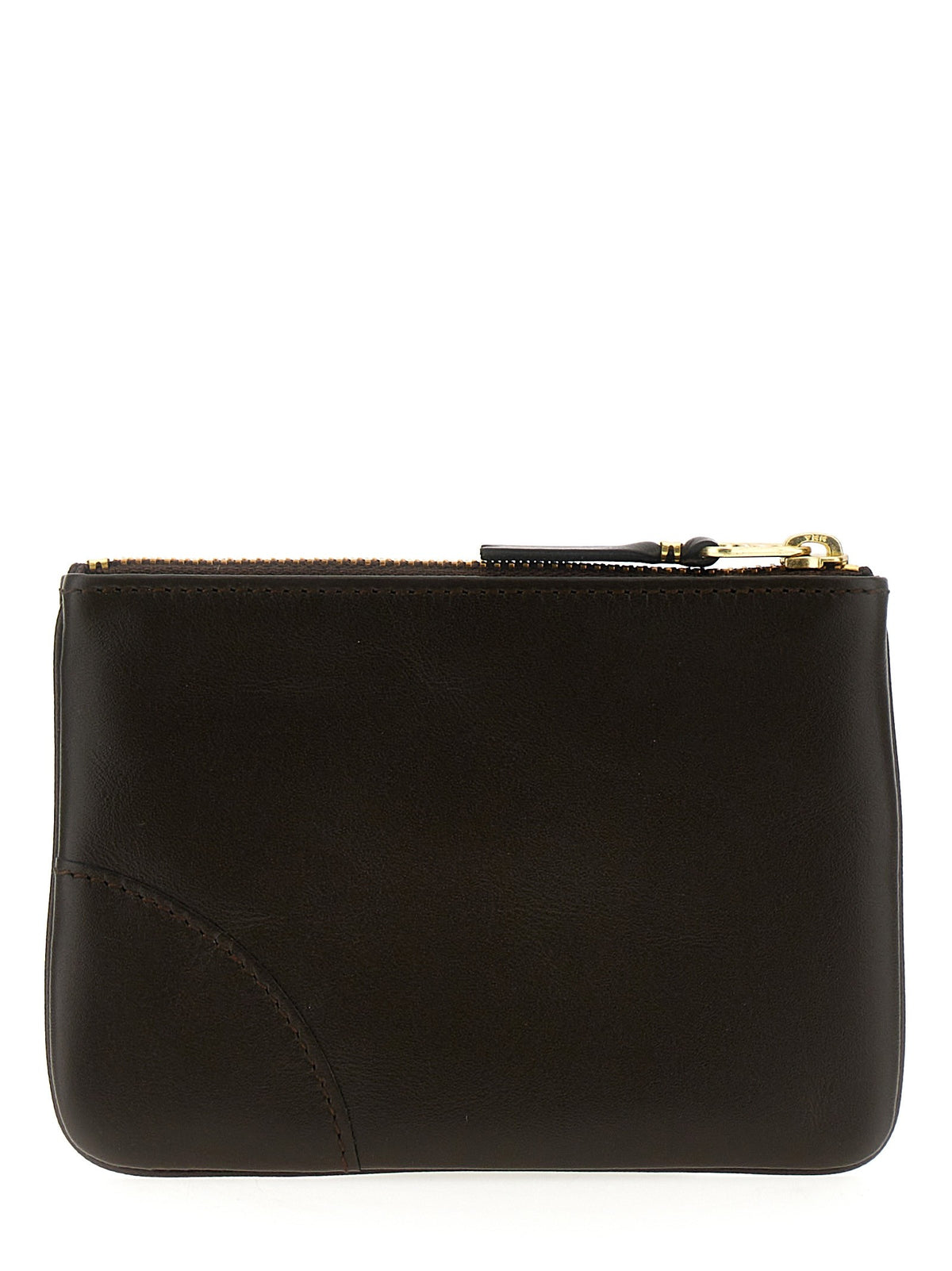 Comme Des Garcons Wallet Leather Wallet Brown