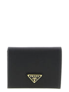 PRADA Leather Wallet Black