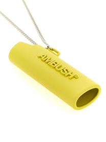 AMBUSH Lighter Case Necklace Yellow
