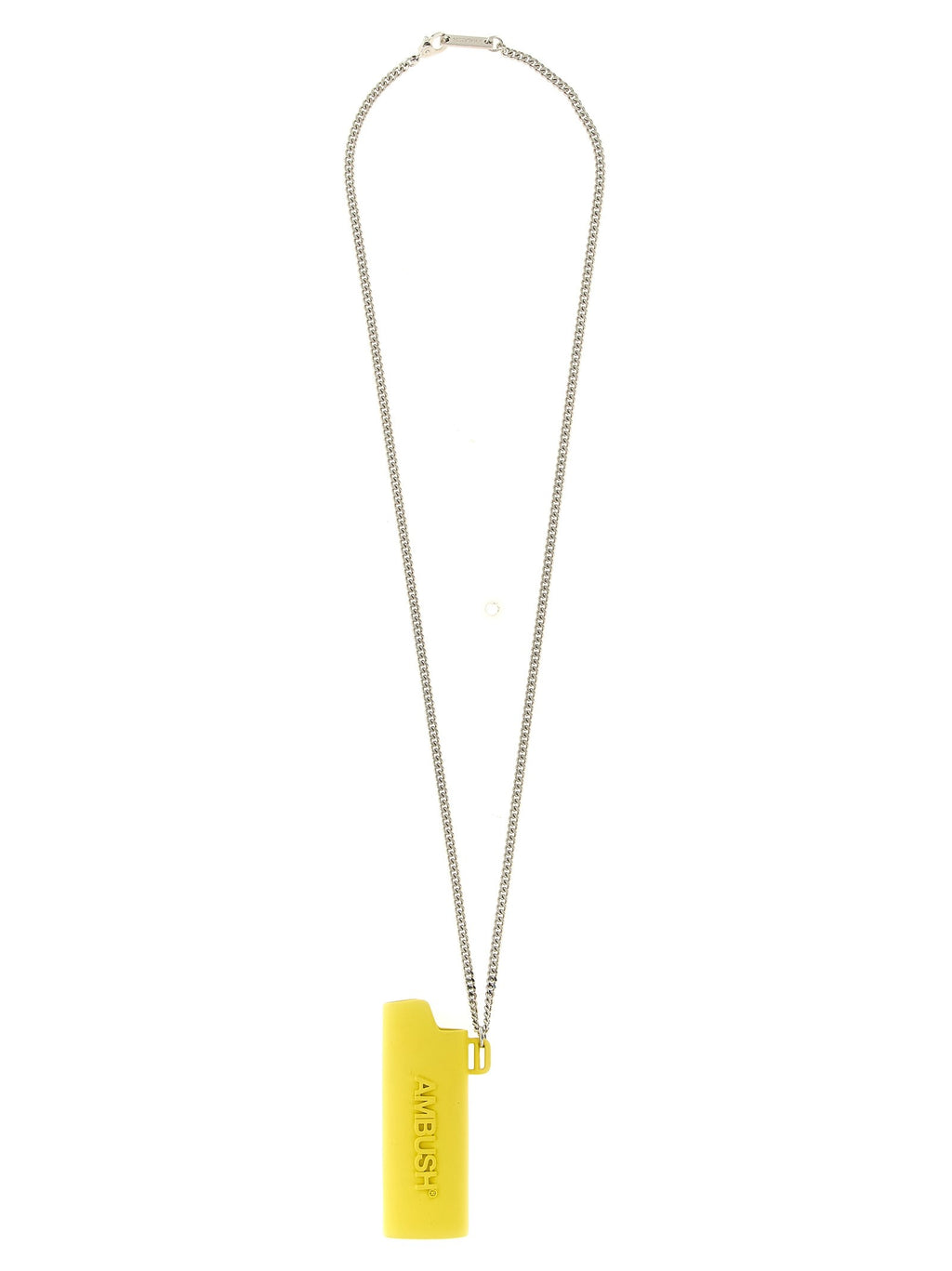 AMBUSH Lighter Case Necklace Yellow