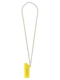 AMBUSH Lighter Case Necklace Yellow