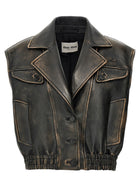 Miu Miu Nappa Vest Brown