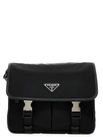 PRADA Nylon Crossbody Bag Black