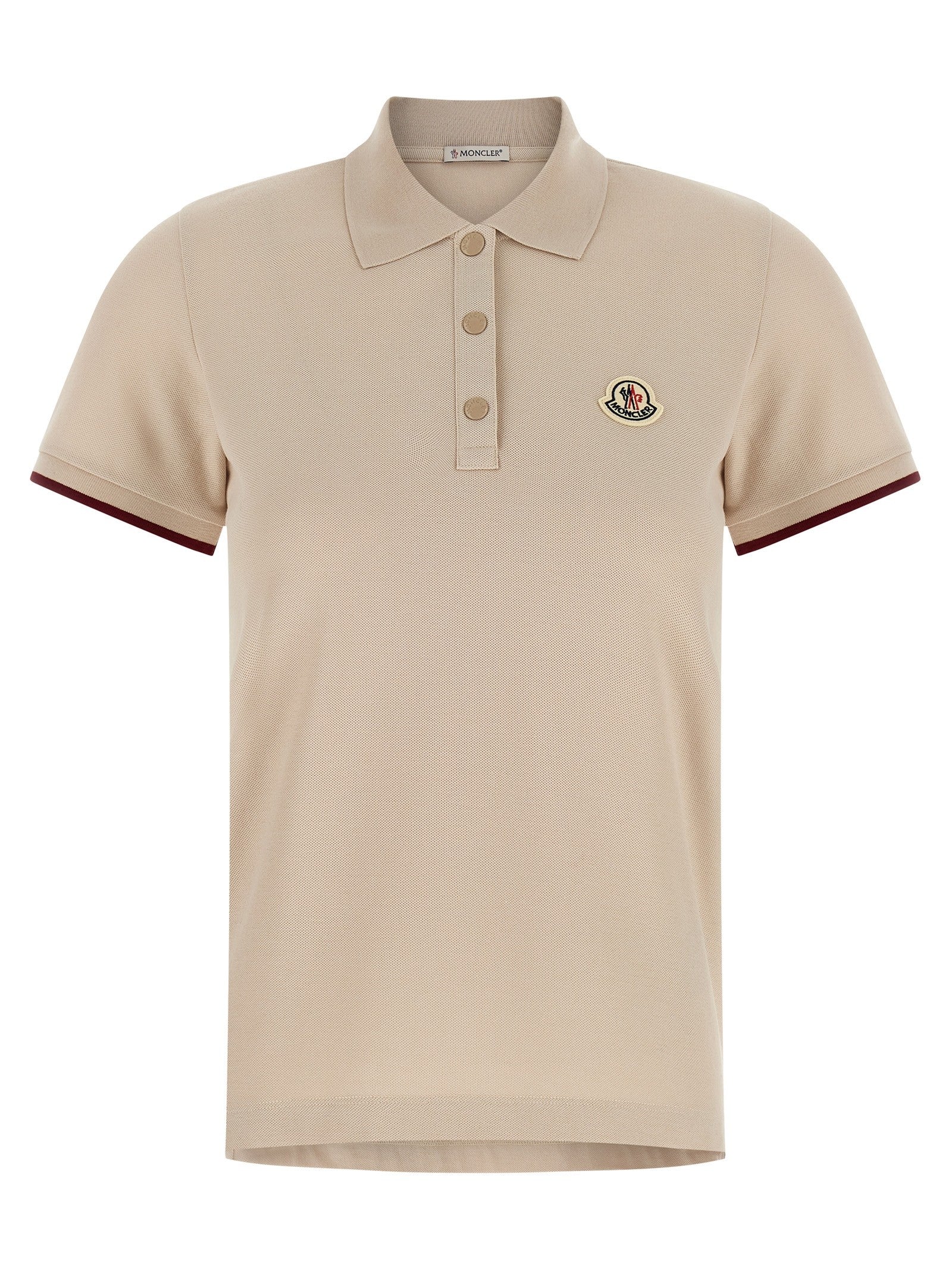Moncler Polo Shirt Beige