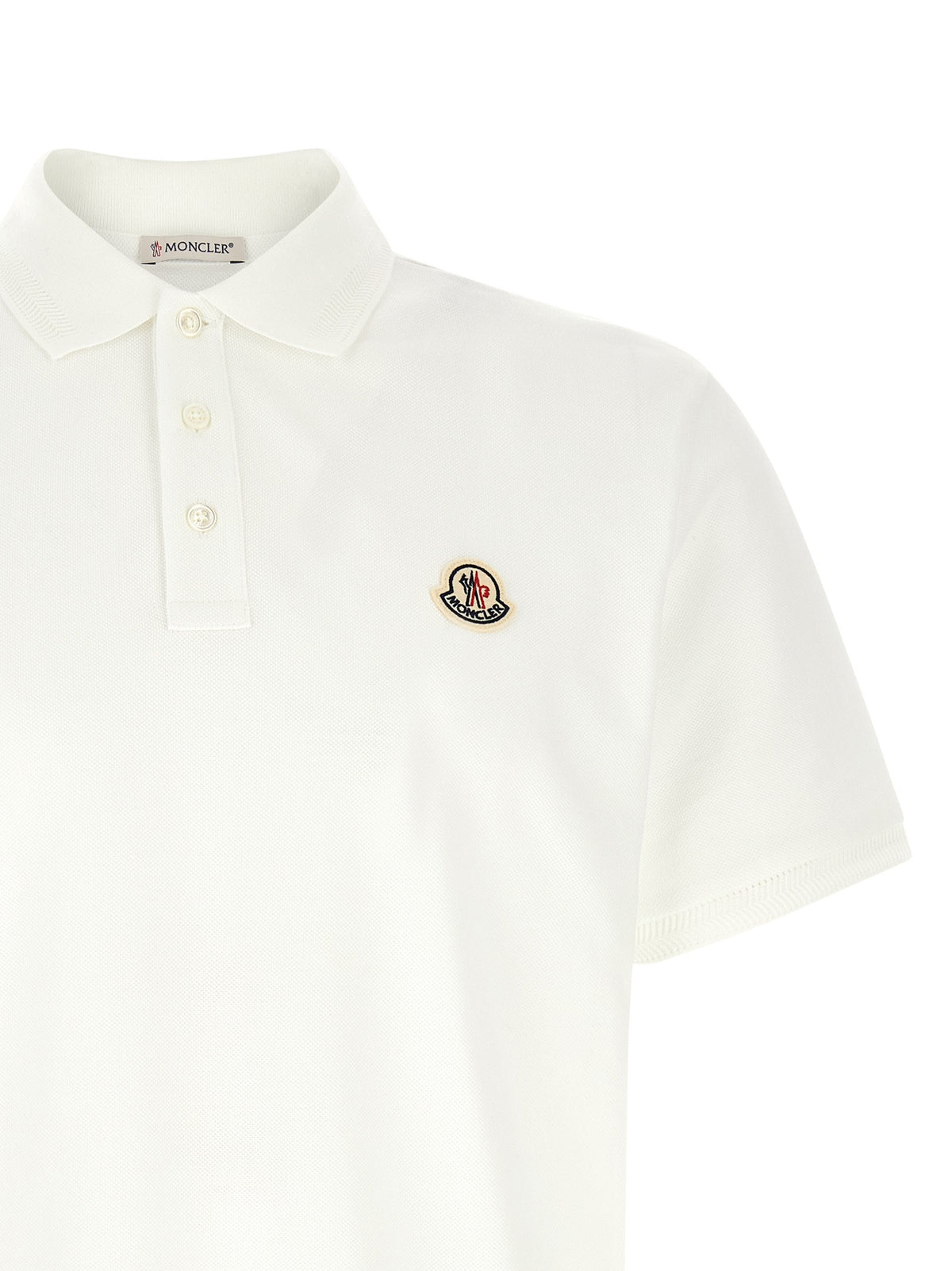 Moncler Polo Shirt White, view 3