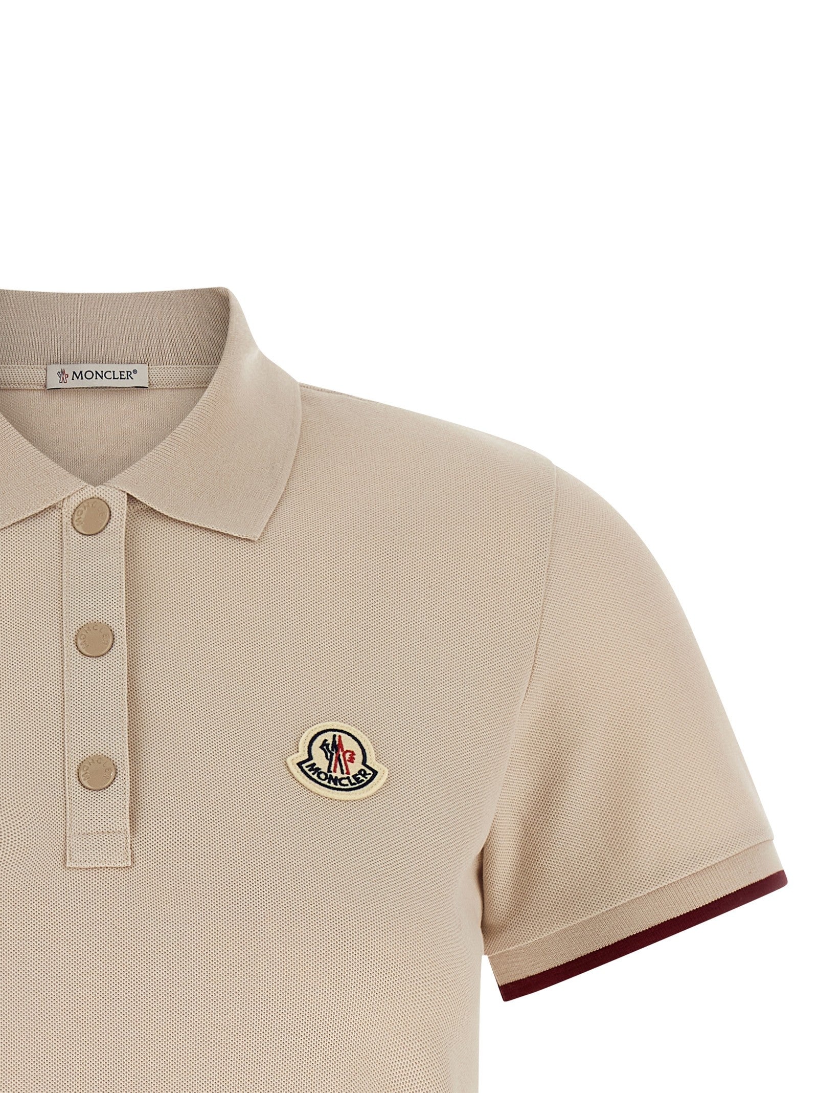 Moncler Polo Shirt Beige
