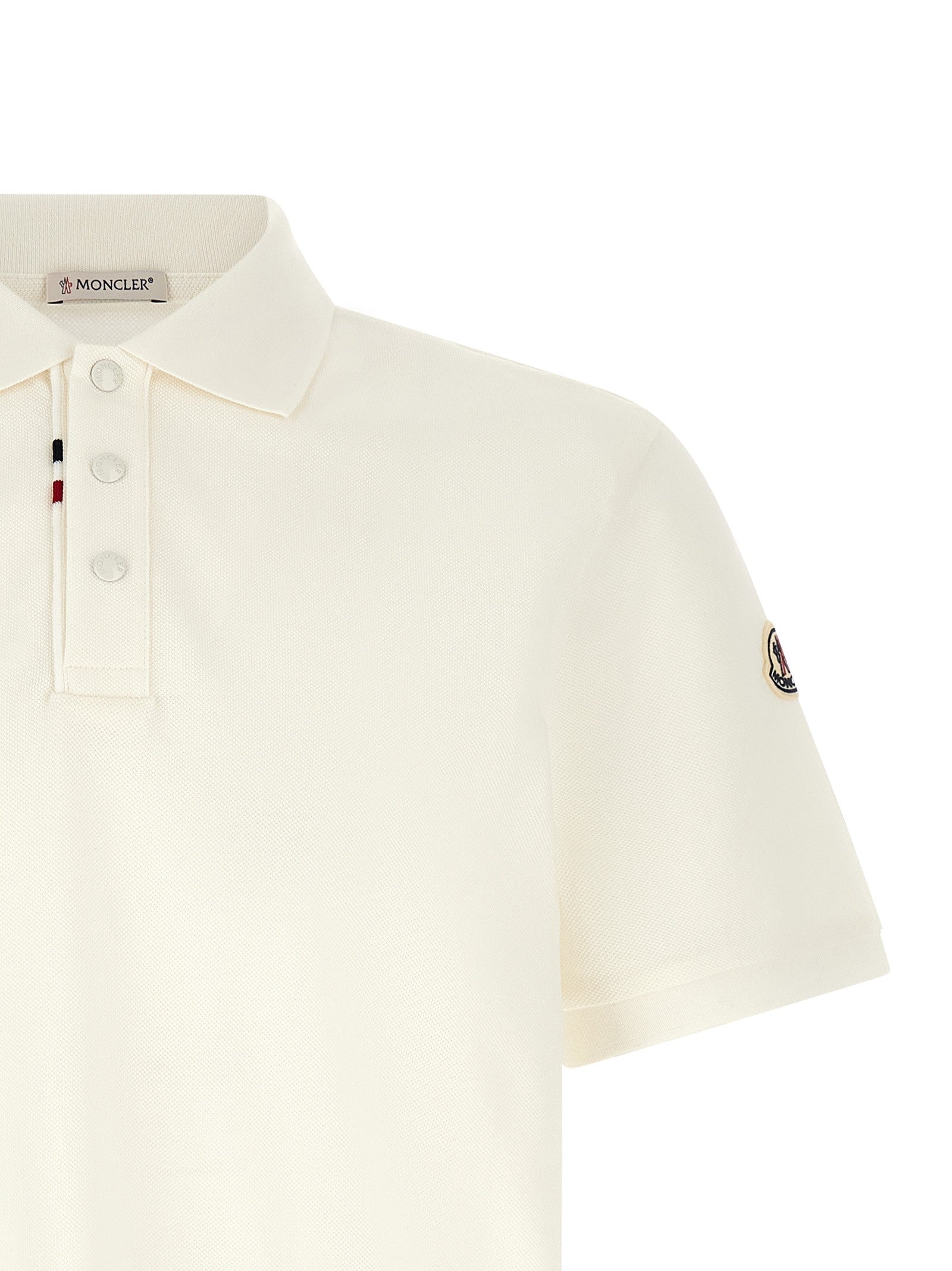 Moncler Men's Polo Shirt White