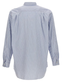 Comme Des Garcons Play Striped Shirt Blue