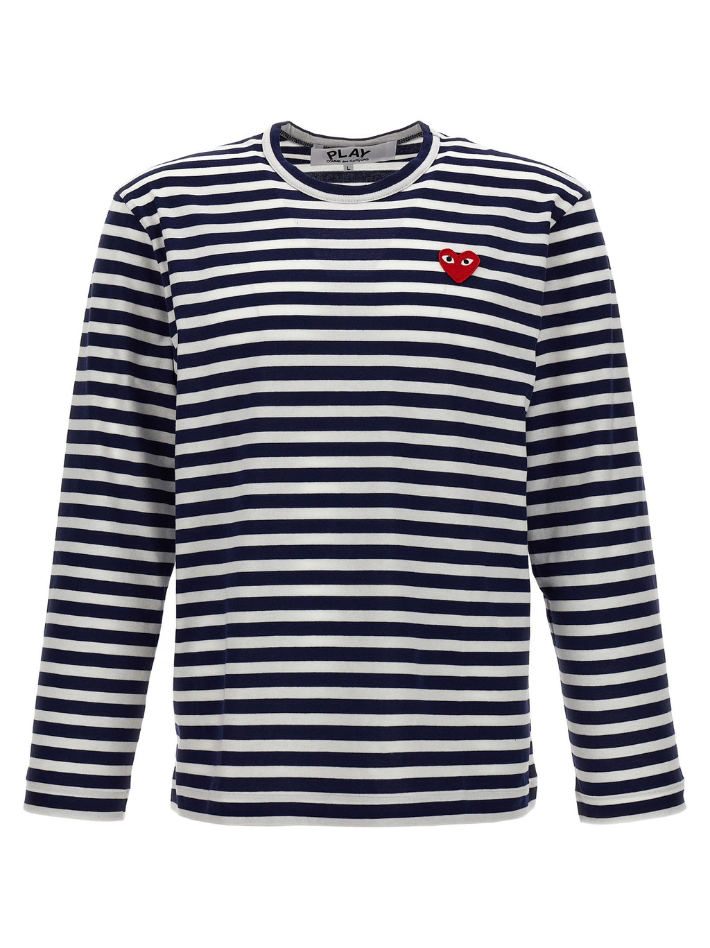 Comme Des Garcons Play Stripes Shirt Blue