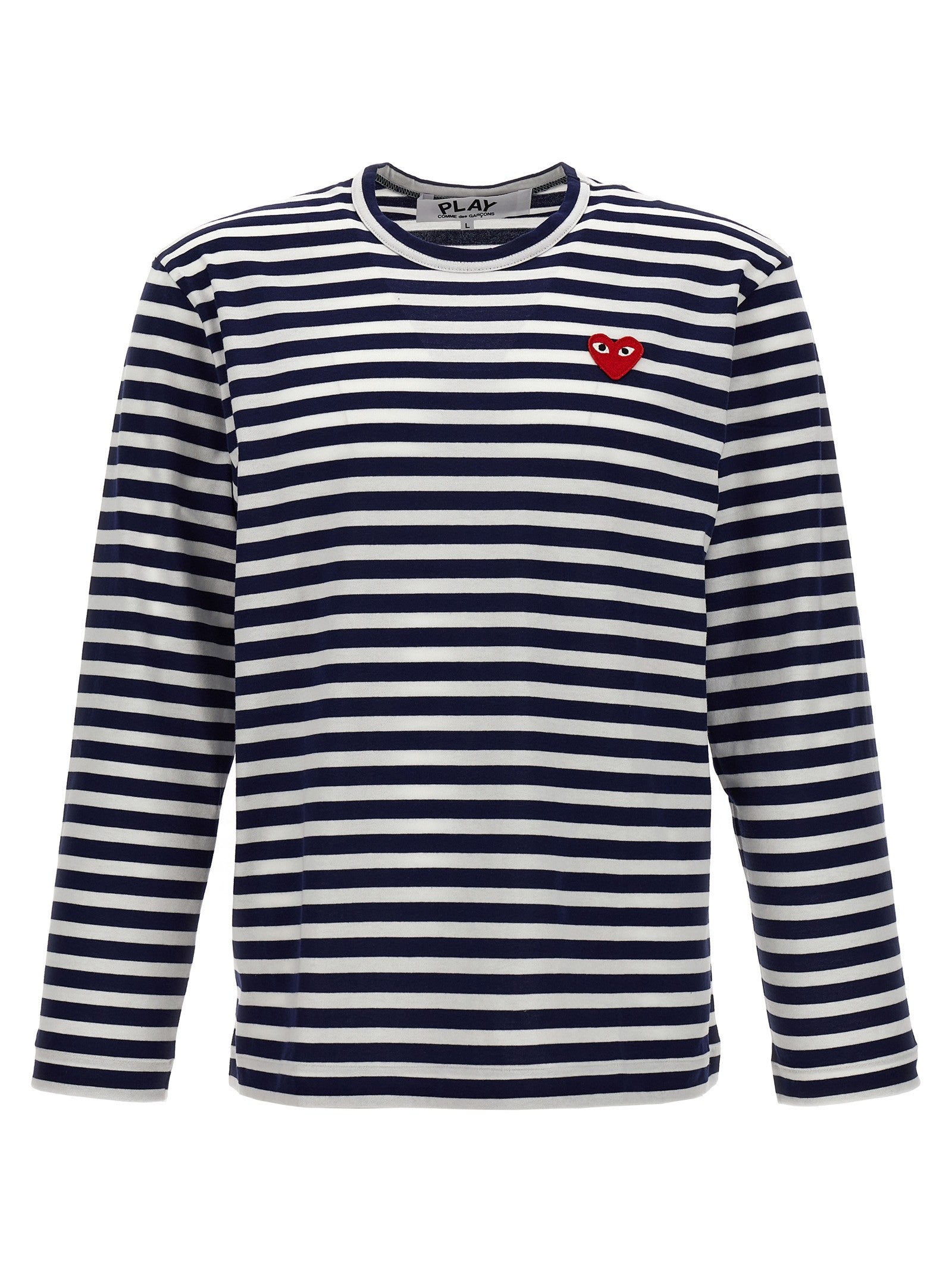 Comme Des Garcons Play Stripes Shirt Blue
