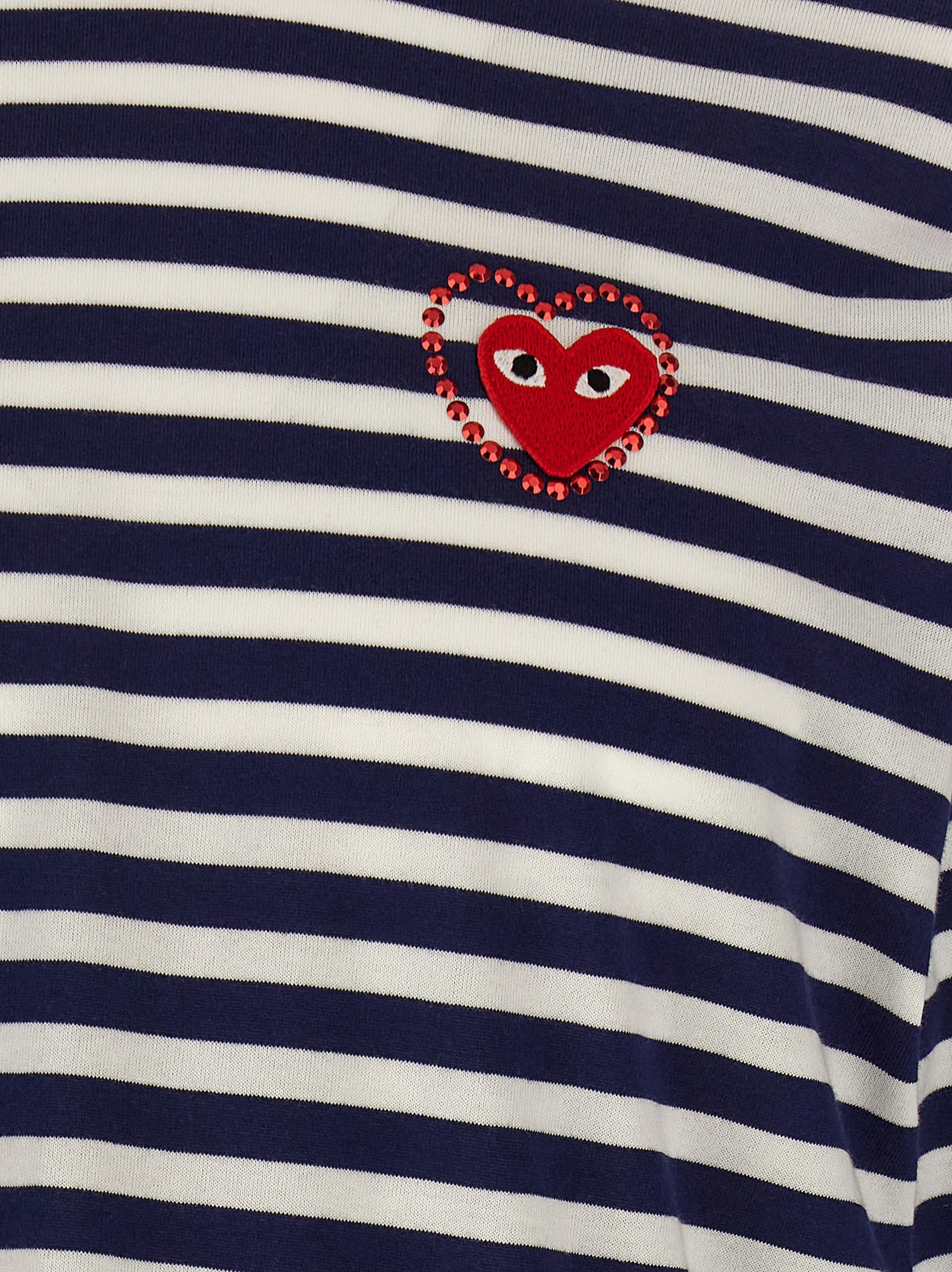 Comme Des Garcons Play Stripes Shirt Blue