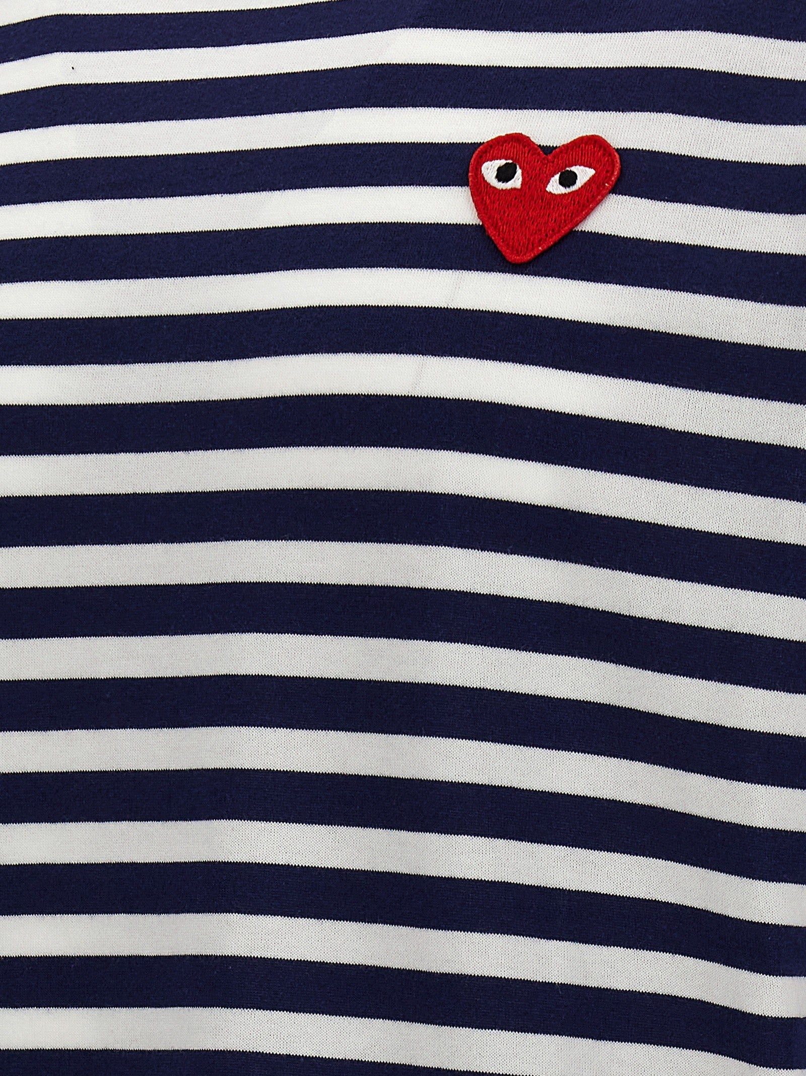 Comme Des Garcons Play Stripes Shirt Blue