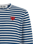 Comme Des Garcons Play Stripes Shirt Blue