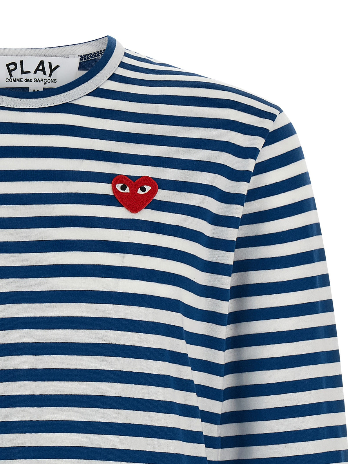Comme Des Garcons Play Stripes Shirt Blue