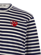 Comme Des Garcons Play Stripes Shirt Blue