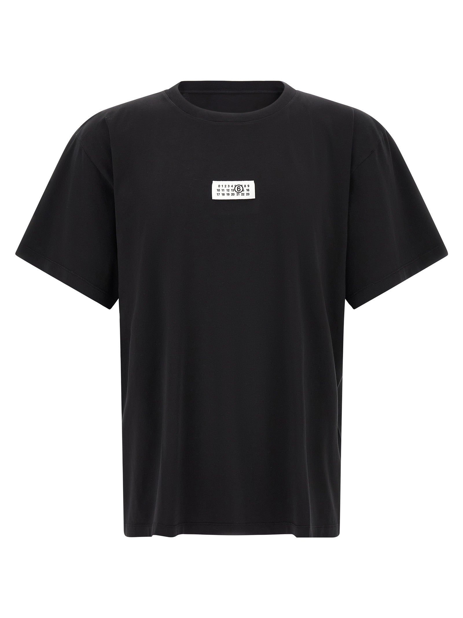 MM6 Maison Margiela Men's Numeric Cotton Shirt Black