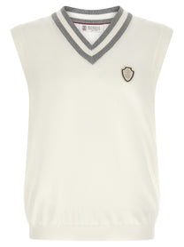 Brunello Cucinelli Vest White