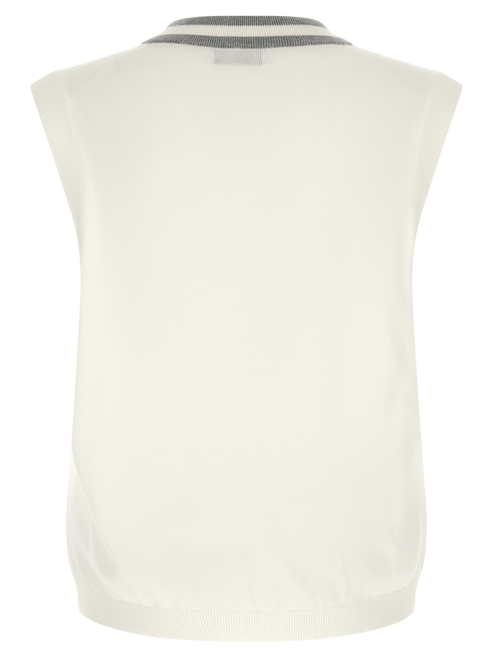 Brunello Cucinelli Vest White