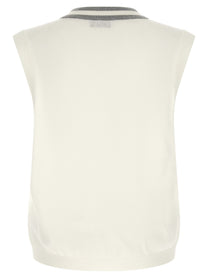 Brunello Cucinelli Vest White