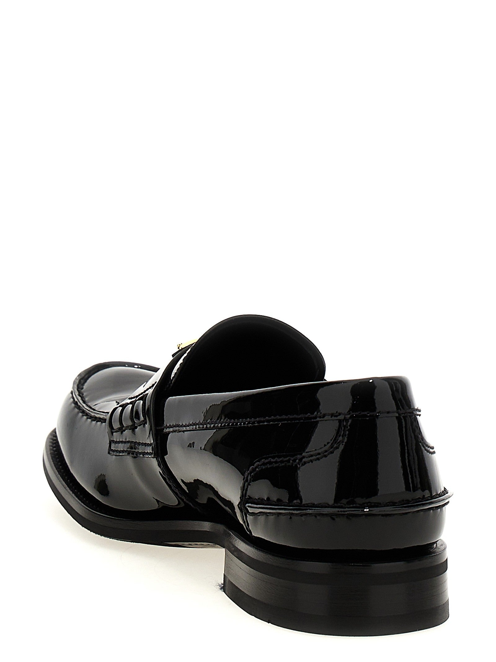 PRADA Patent Leather Loafer Black
