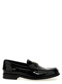 PRADA Patent Leather Loafer Black