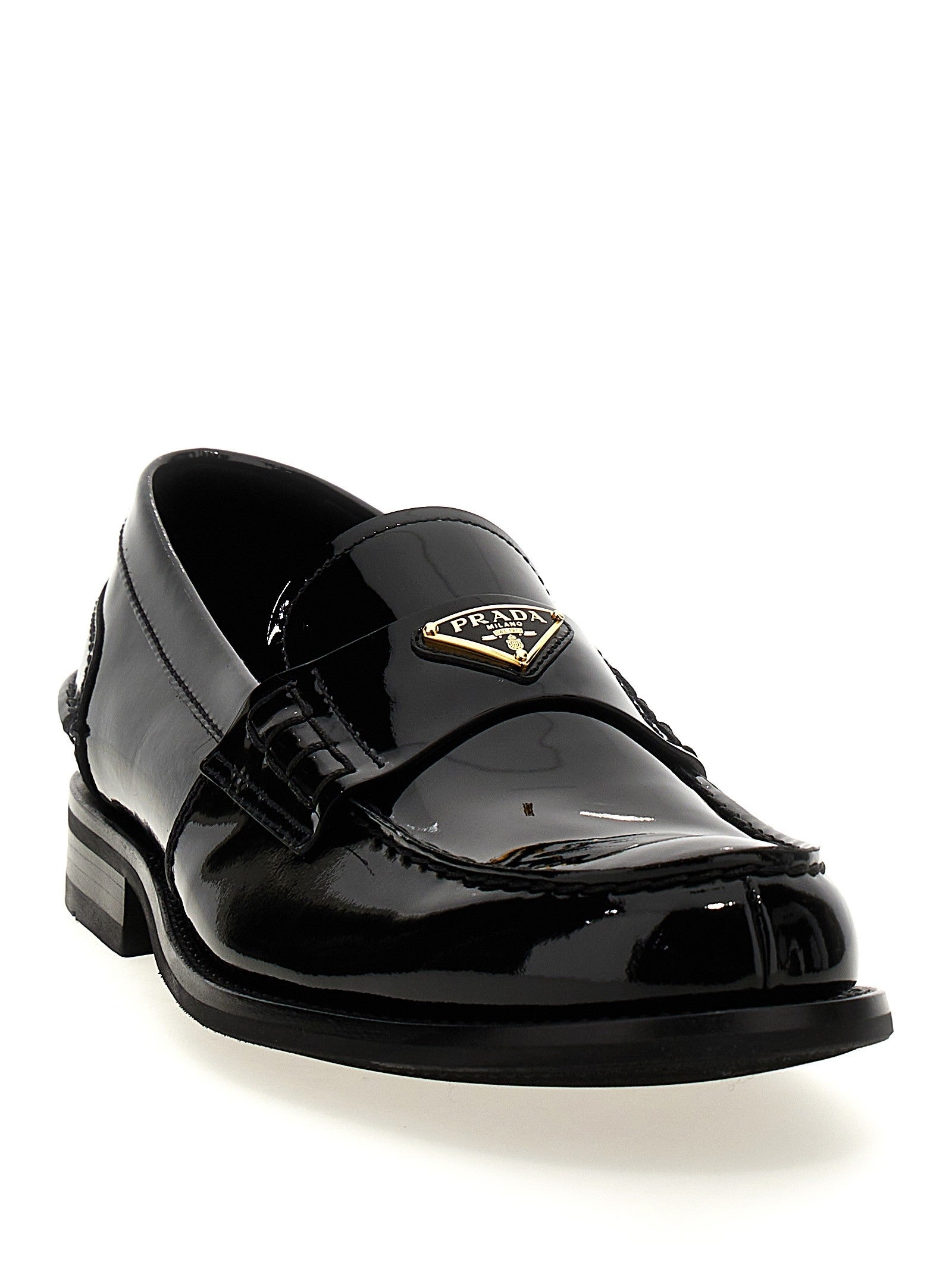 PRADA Patent Leather Loafer Black