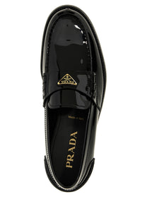 PRADA Patent Leather Loafer Black