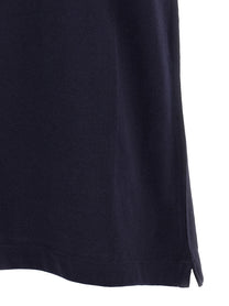 Brunello Cucinelli Piqué Polo Shirt Blue