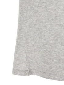 Brunello Cucinelli Piqué Polo Shirt Grey