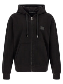 Dolce &amp; Gabbana Plaque Hoodie Black