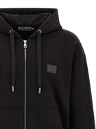 Dolce &amp; Gabbana Plaque Hoodie Black, view 3