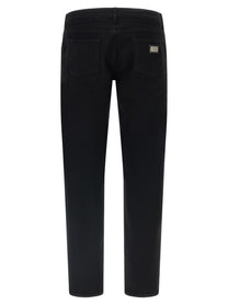 Dolce &amp; Gabbana Plaque Jeans Black