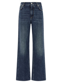 Dolce &amp; Gabbana Plaque Jeans Blue