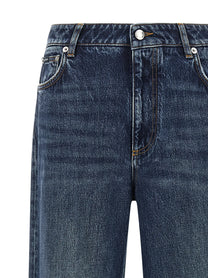 Dolce &amp; Gabbana Plaque Jeans Blue