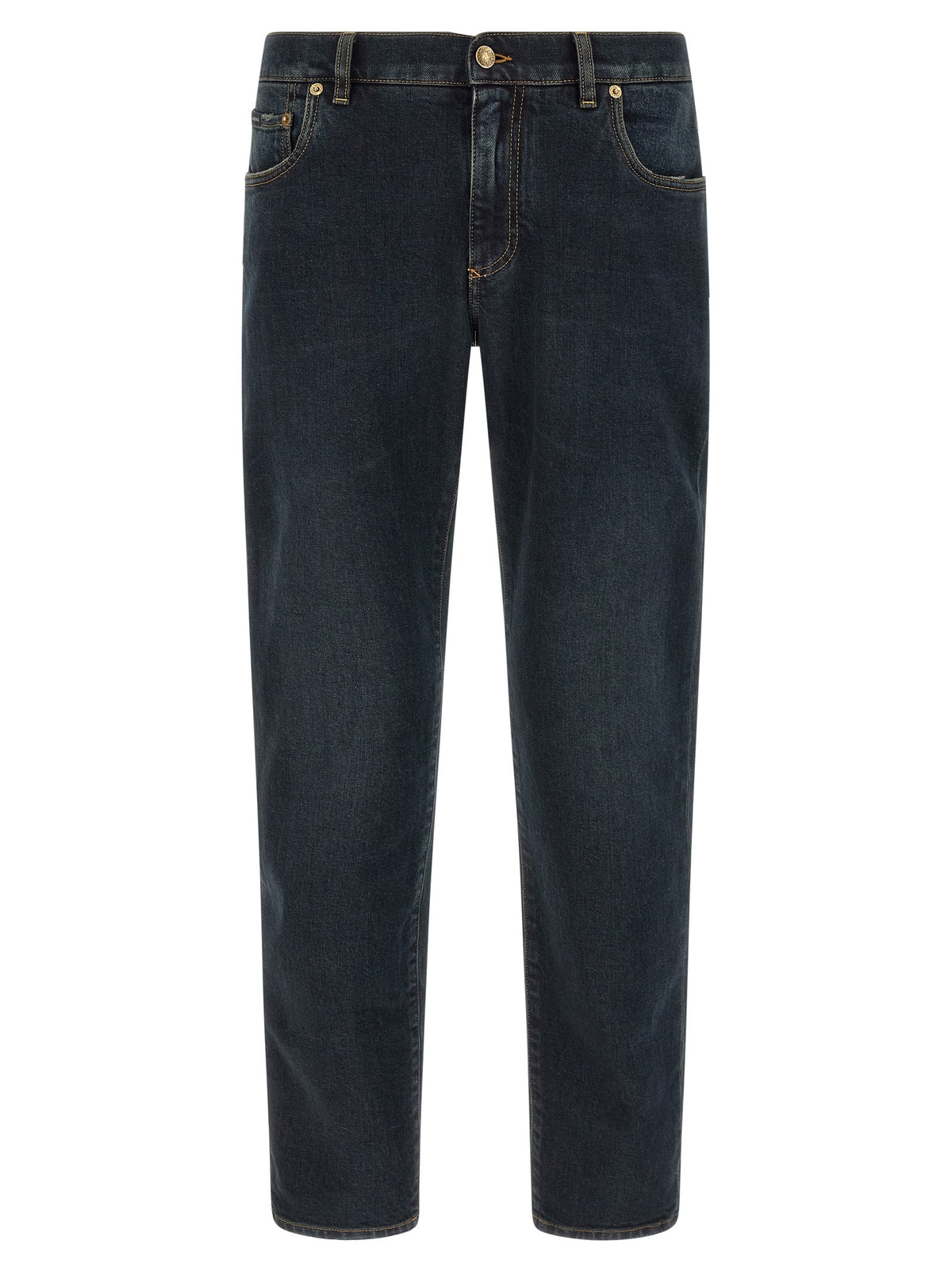 Dolce &amp; Gabbana Plaque Jeans Blue