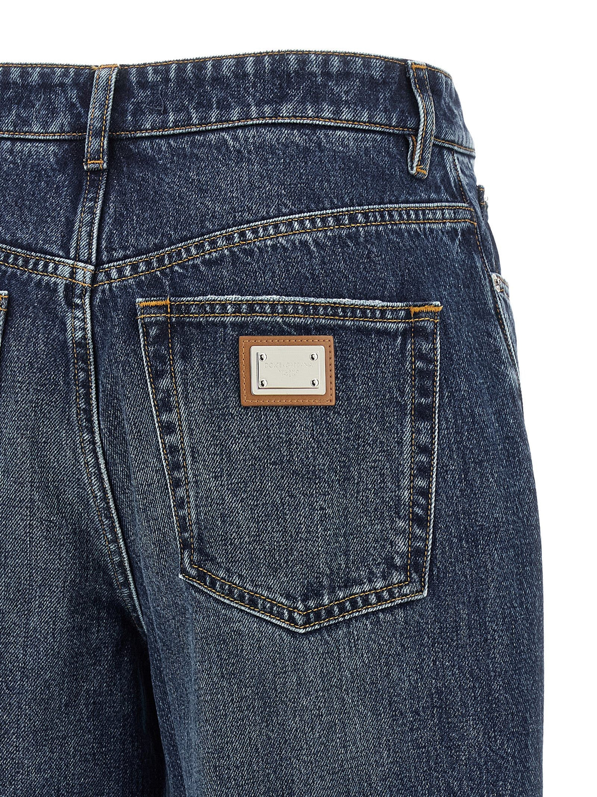 Dolce &amp; Gabbana Plaque Jeans Blue, view 4
